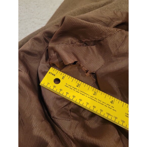 Vintage Vtg The Limited 4 Button Blazer Women Medium Brown Y2K, Made In USA - Picture 7 of 12